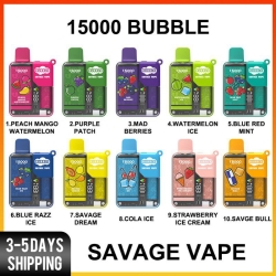 No Savage Bubble 15k Hits Vape