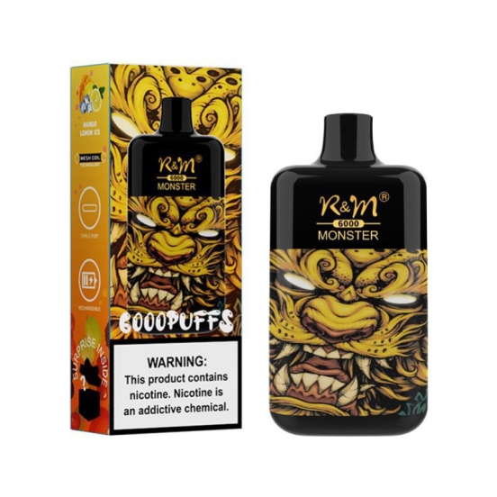 2024 Best Selling R&M R&m Monster 6k Vape Price