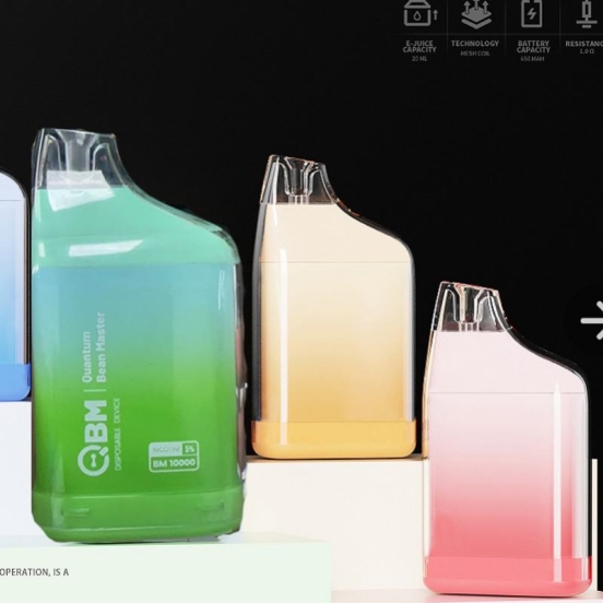 QBM&SFOG Crytal 10k 10000 Puffs Wholesale Price