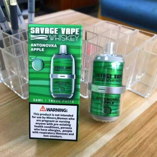 Bestseller Savage Disposable Vape Pens Whiskey 16000 16000+ Puffs