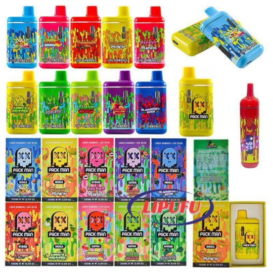 Hot Sale Wholesale 2g Packman Gen 3 Led Disposable Vapes