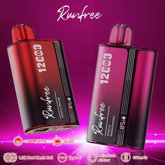 Customizable Disposable Runfree Vape Rf365 12000 Puffs Bars Wholesale Price