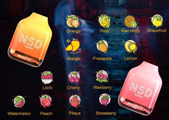 AMANOO Ns 600 Puffs Disposable E-cigarette Puff