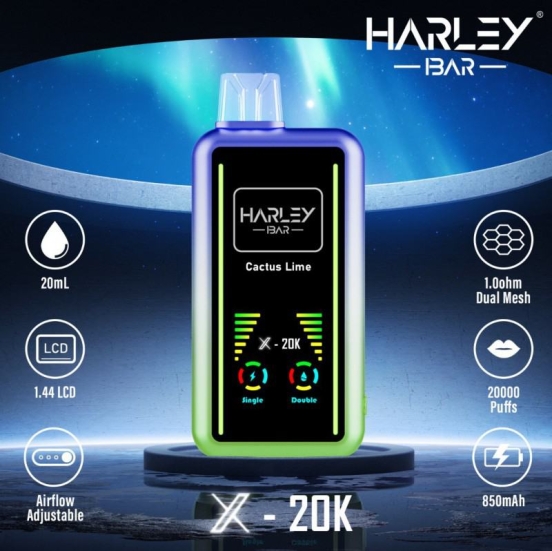 Zooy Pens Harley X-20k Hits Vape Puffs