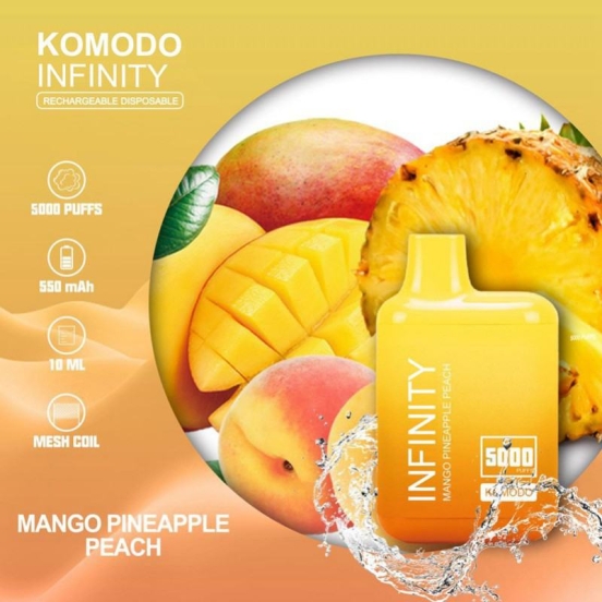 Disposable Komodo Vape Infinity 5k 5000 Puffs Bars Wholesale