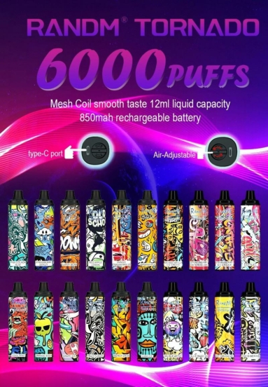 Best Vape Pen RandM Torando 6000 Disposable Bar